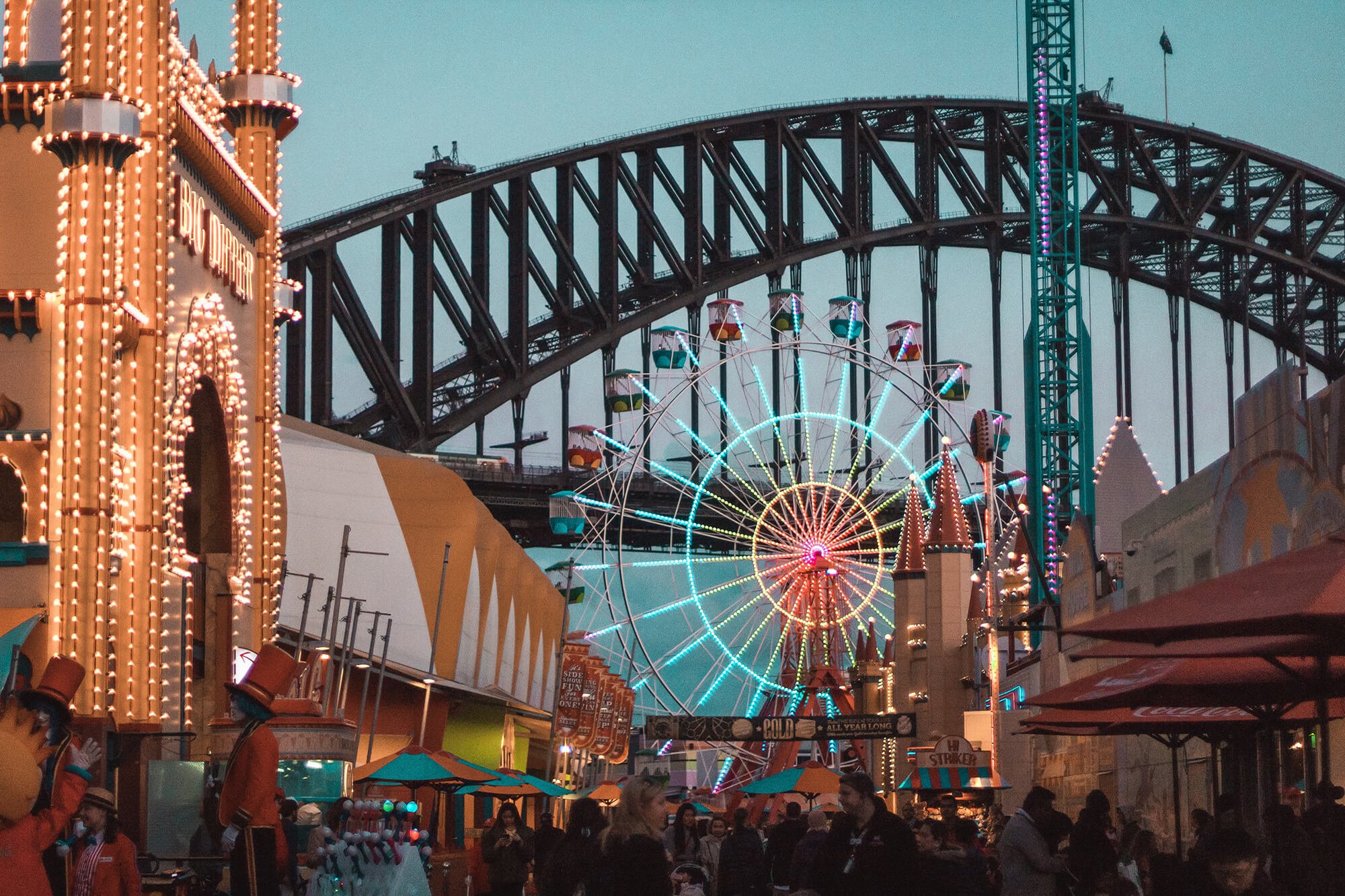 Visit Luna Park Sydney short stays getaway DiJones