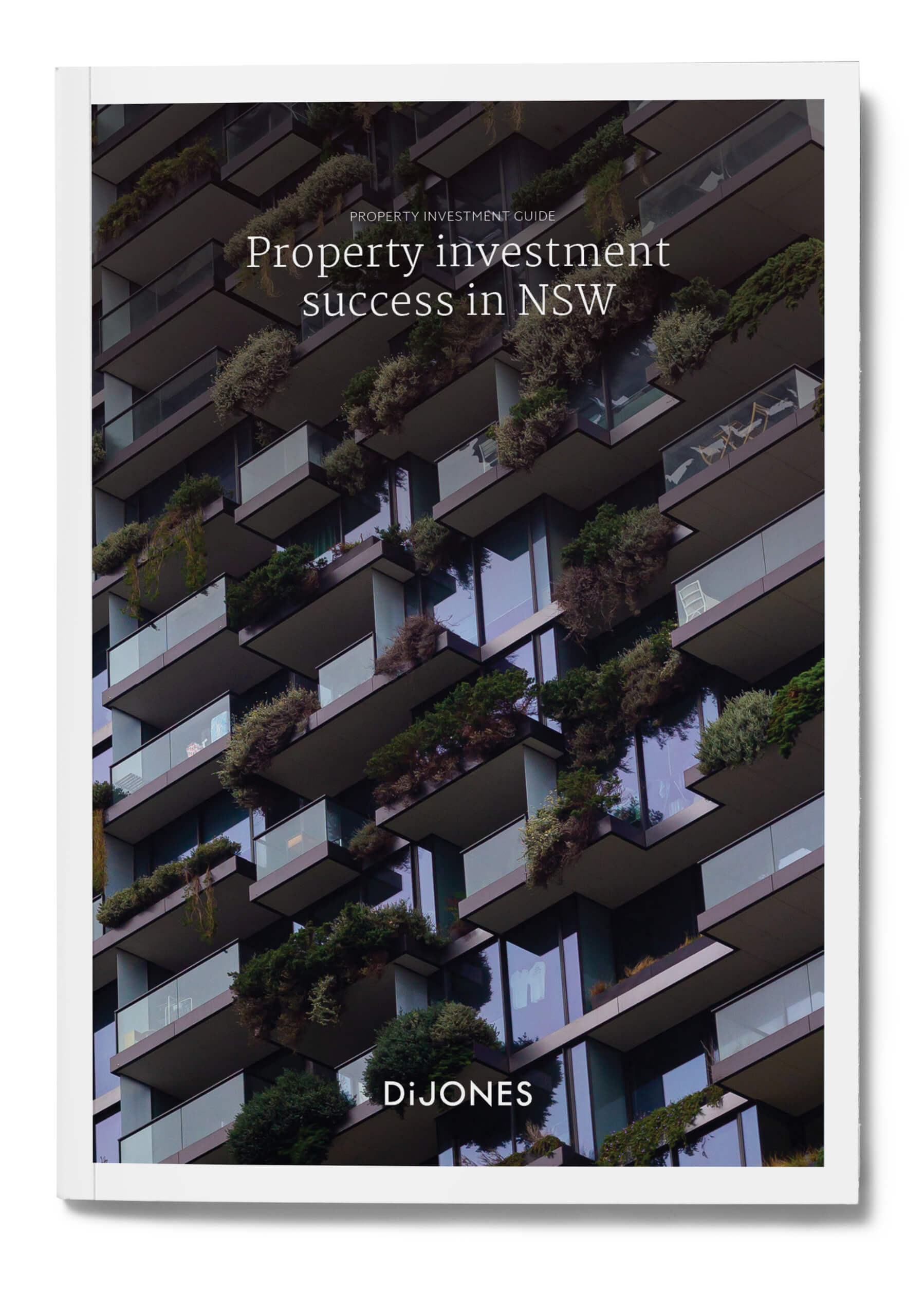 Property investment success in NSW eBook cover DiJones real estate